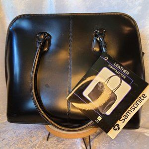 Samsonite Woman's Leather Portfolio / Tote NEW